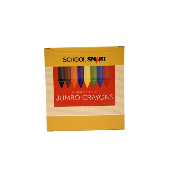 The Pencil Grip Pencil Grip School Smart Jumbo Crayon, Set of 8, 8PK 1593526 - main