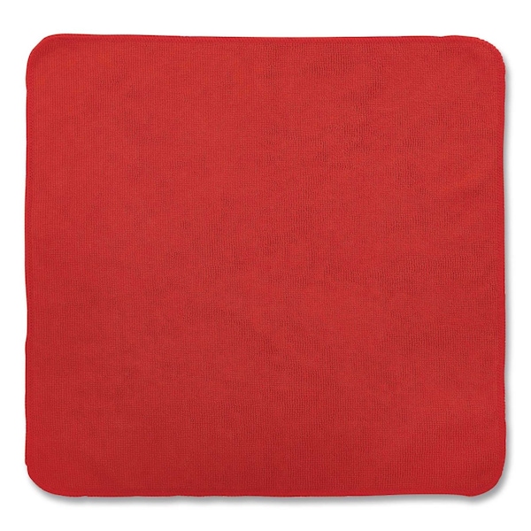 Rubbermaid Commercial Microfiber Cleaning Cloths, 16 x 16, Pink, PK24 1820581 - main