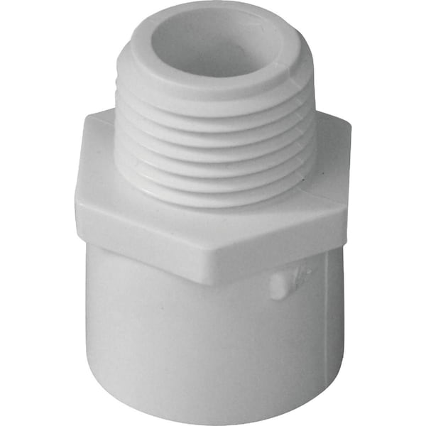 Charlotte Pipe And Foundry 2'' x 1-1/2'' Schedule 40 Male PVC Adapter PVC 02110 1600HA - main