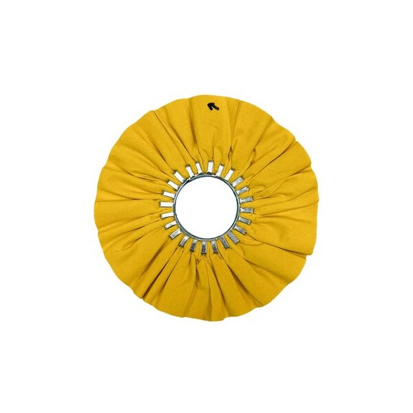 Renegade Products Usa Airway Buffing Wheels, 10 Inch, Yellow, No Center Plate FAW10X3N2-16PYT - main