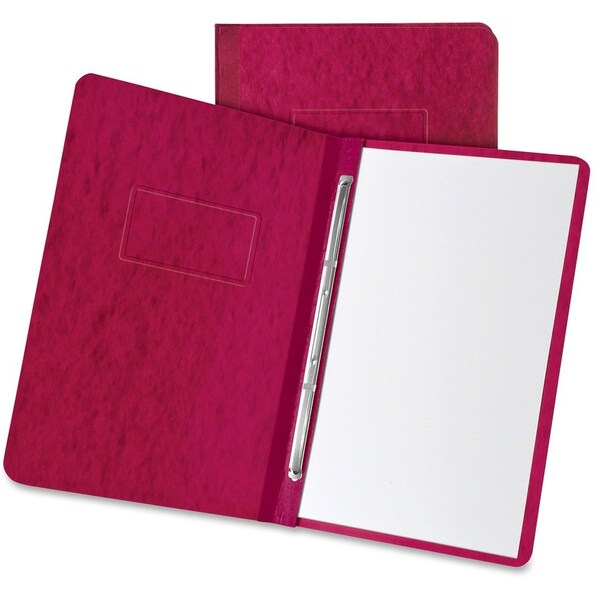 Tops Business Forms Oxford, Pressboard Report Cover, 2 Prong Fastener, Letter, 3in Capacity, Executive Red 12911 - main