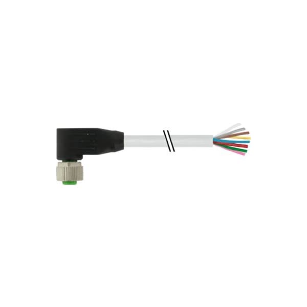 Murrelektronik Cordset, Right Angle, M12, Gray, 24AWG, 3 A 7000-17061-2951000 - main