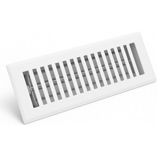 Sierra Grates 2 in. H X 14 in. W Powder Coat Steel, White Floor Register CTP214-WHT - main