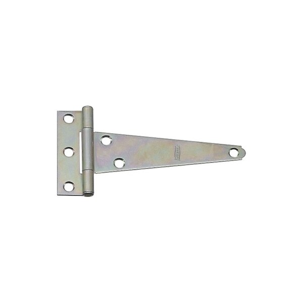 National Hardware T-Hinge, 2.88 in W Frame Leaf, 0.89 in H Frame Leaf, Steel, Zinc, Tight Pin, 8 lb N128-652 - main