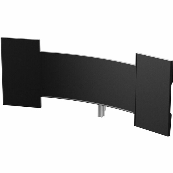 Atdec triple display mount for displays to 24, suits flat screen monitors to 20 lbs, curved screen AWMS-3-13714-F-S - main