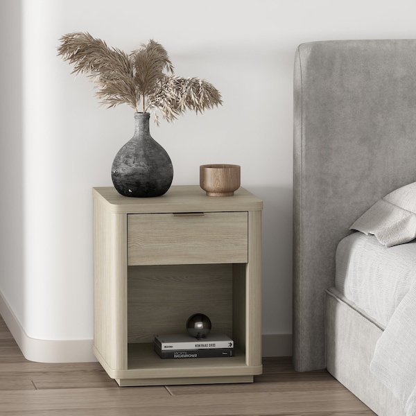 Manhattan Comfort Evelyn Nightstand in Natural NS011-NA - main