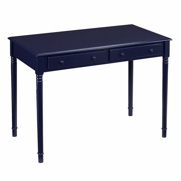 Homeroots Navy Blue Writing Desk 402082 - main