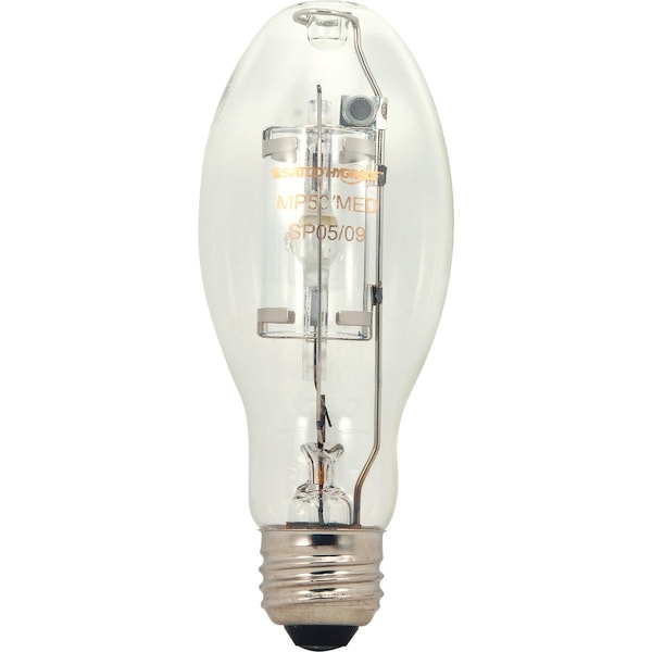 Satco 175W Clear ED17 Medium Metal Halide High-Intensity Light Bulb S5863 - main