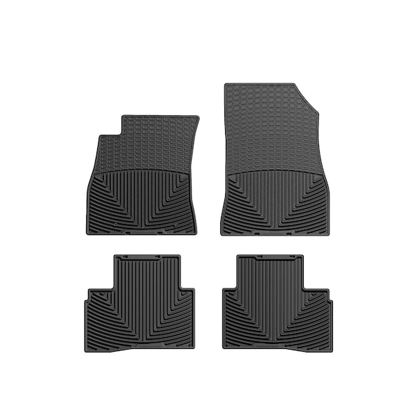 Weathertech Black, Front and Rear All Weather Floor Mats WTNB218219 - main