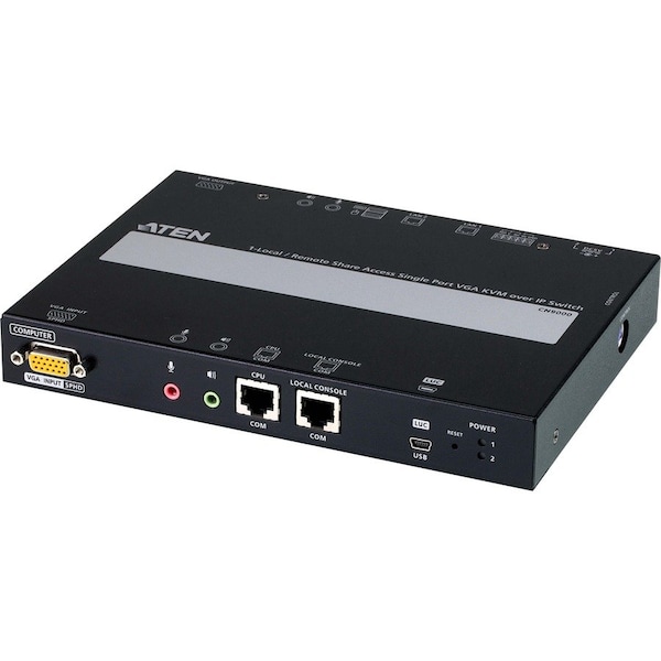 Aten 1-Local/Remote Share Access Single Port VGA KVM over IP Switch CN9000 - main