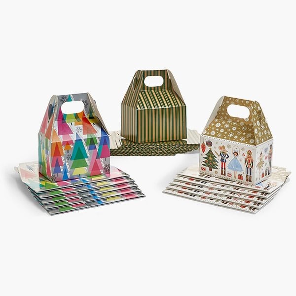 Nashville Wraps Merry Metallic Mini Gable Box, 4x2.5x2.5, 18PK BXMGB2 - main