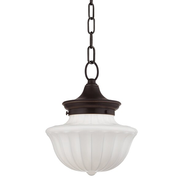 Hudson Valley Lighting Dutchess 1 Light Pendant 9 In. Old Bronze 5009-OB - main
