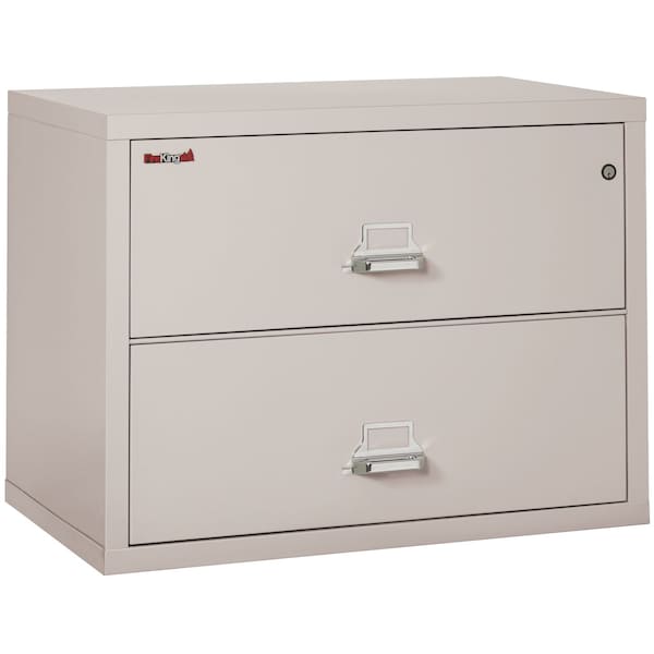 Fireking 2 Drawer, 1 Hr Fire & Impact Rated, 38" Wide Lateral Platinum 2-3822-CPL - main