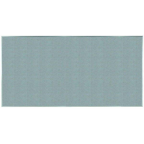 Aarco VIC Cork Bulletin Board w/ a Clear Satin Anodized Aluminum Frame, Potato Skin 48''Hx96''W DW4896182 - main