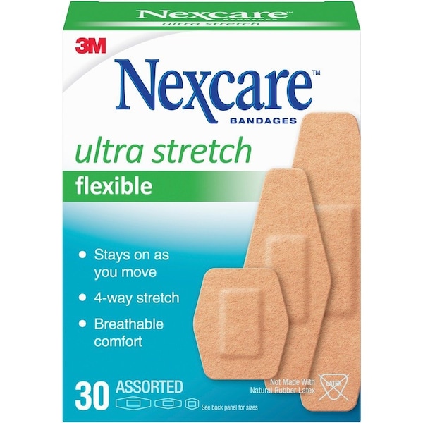 Nexcare Soft 'n Flex Bandages, Beige, 30PK MMM57630PB - main
