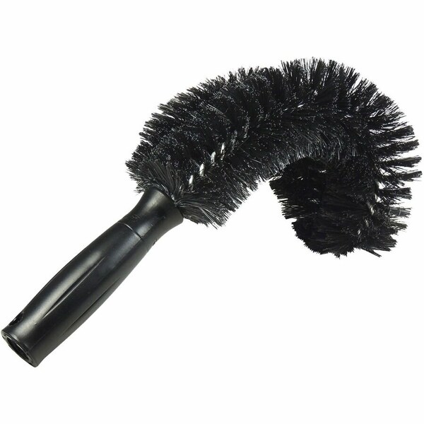 Unger 9 in W Pipe Brush, 4 in L Handle, 11 in L Brush, Black, Polypropylene, 15 in L Overall PIPE0 - main