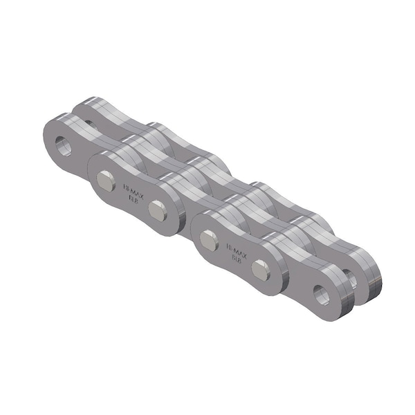 Senqcia Hi-Max Riveted Leaf chain, 30 ft OAL, 1 in Pitch, Carbon Steel BL844HMR30 - main