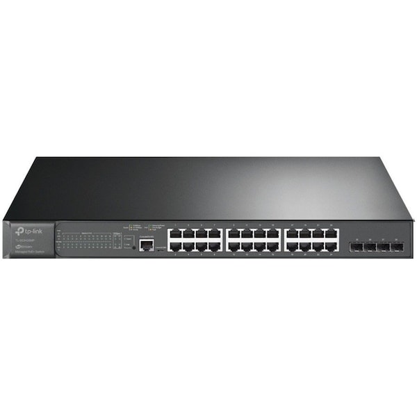 Tp-Link JetStream 28-Port Gigabit L2 Managed Switch with 24-Port PoE+ TLSG3428MP - main
