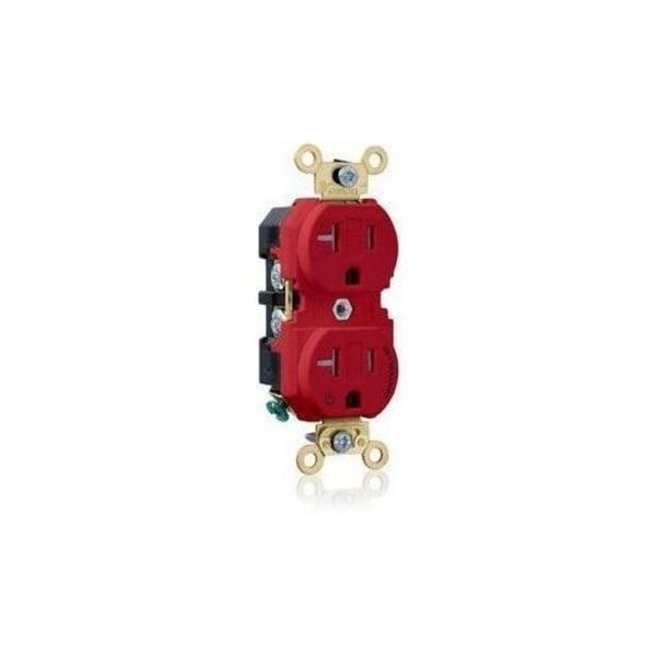Leviton Extra Heavy Duty Controlled Duplex Receptacle 20 Amp, 125 Volt 5362-1PR - main
