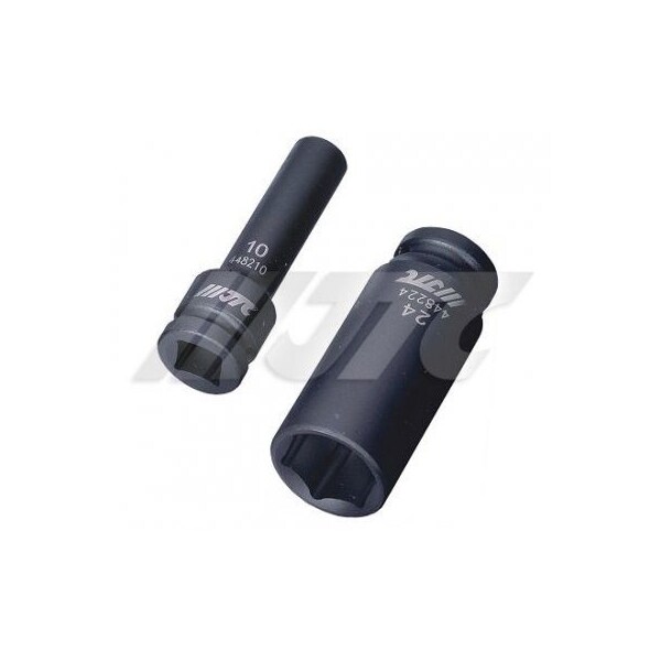 Jtc Auto Tools 1/2 in Drive Deep Impact Socket, 26mm Metric, 6-Point, Chrome Molybdenum Steel 448226 - main