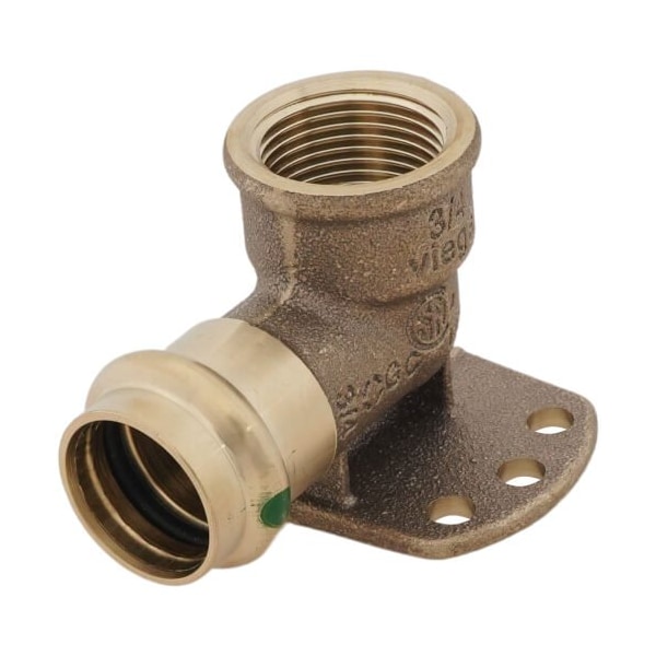 Viega ProPress 90 drop ear elbow P 0.75 FPT 0.75 bronze 79195 - main