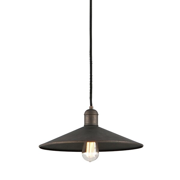 Troy Lighting Mccoy 1 Light Pendant 14 In. Vintage Bronze F5422-VBZ - main