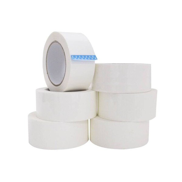 Wod Tape Premium Grade Carton Sealing Packaging Tape 2.6 Mil Acrylic Adhesive White: 2 in. x 110yds, 36PK WOD CSTC26WBA-02000-36-110-WHI - main
