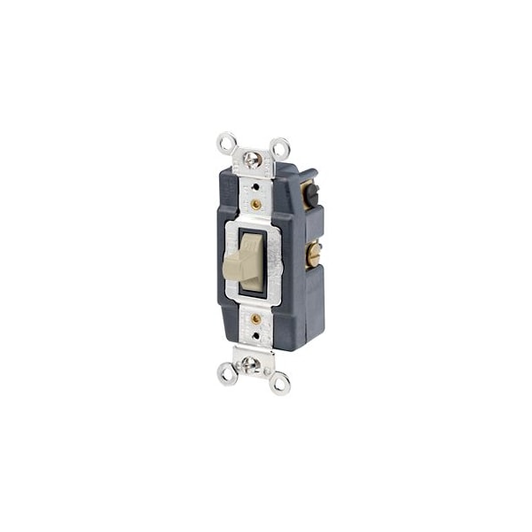Leviton Wall Switch, 2 hp, Toggle, 30 A, Ivory 1288-I - main