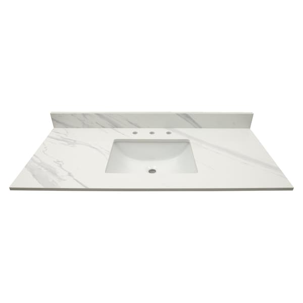 Msi Calacatta Lumas 49in x 22in Single Bathroom Vanity Top With Sink ZOR-VANS-1922-0030 - main