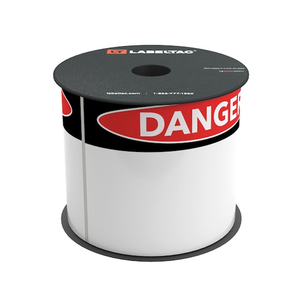 Labeltac LabelTac 4 and Pro Model Die-Cut Danger OSHA Header Roll 4in x 6in, 200 labels/roll LT46DANGA - main