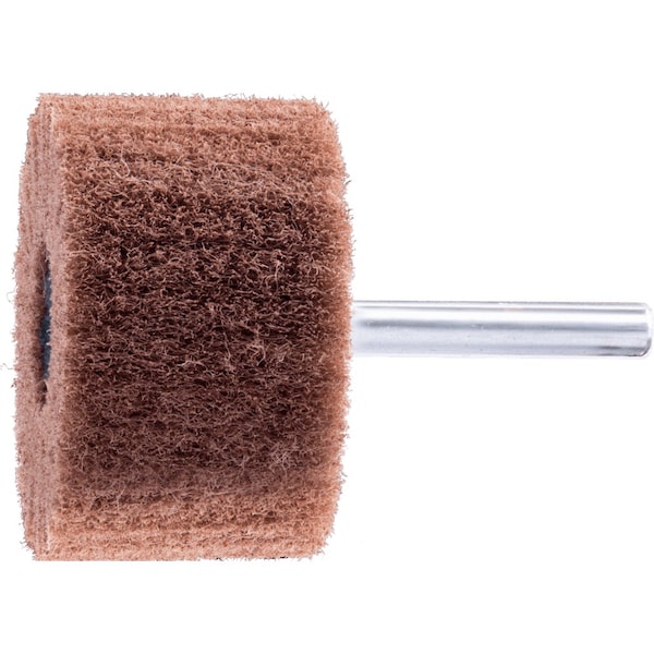 Pferd POLINOX Mounted Flap Wheel, 2in x 1-1/4, 360 Grit, Radial, 1/4in Shank, Aluminum Oxide 46191 - main