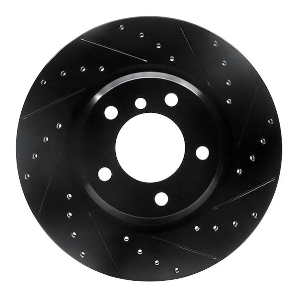 Dynamic Friction Co DFC Brake Rotor - Drilled and Slotted - Black 633-31069R - main