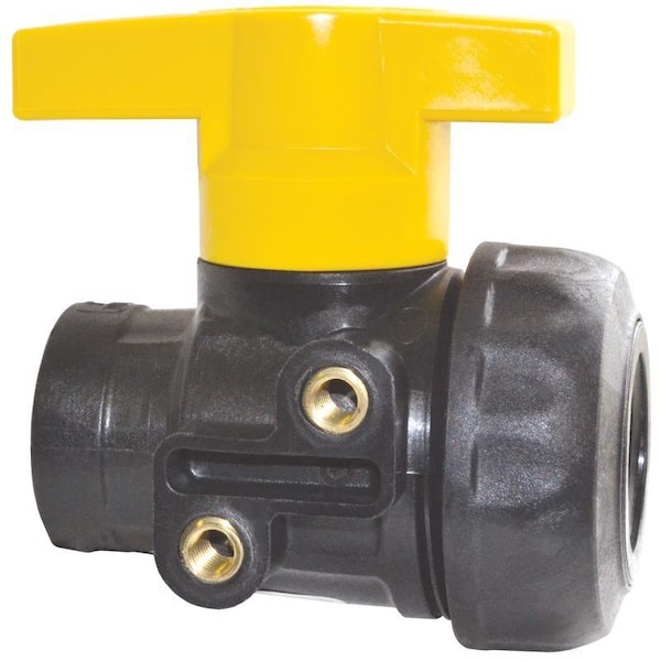 Green Leaf 1 in. Polypropylene Female Union Ball Valve SU 100 E - main