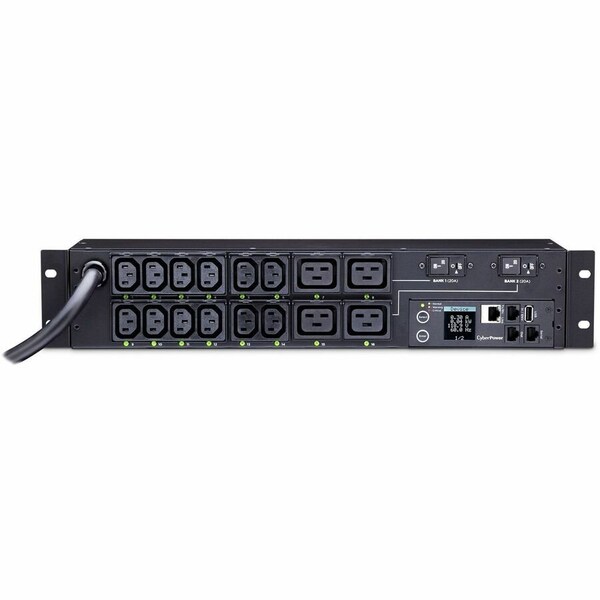 Cyberpower SWITCHED PDU 30A SNMP L6-30P 220V IEC 16 C13 4 C19 12FT 3YW PDU41008 - main