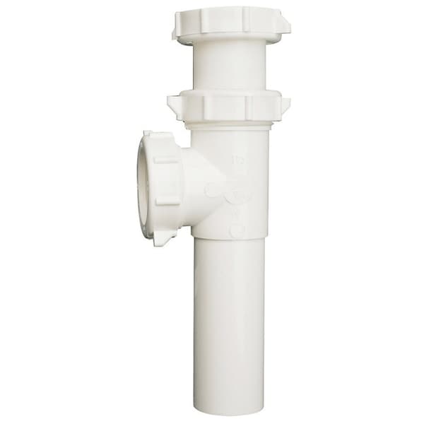 Plumb Pak Master End Outlet and Tailpiece, 1-1/2 in, Slip-Joint, Plastic, White PP20668 - main