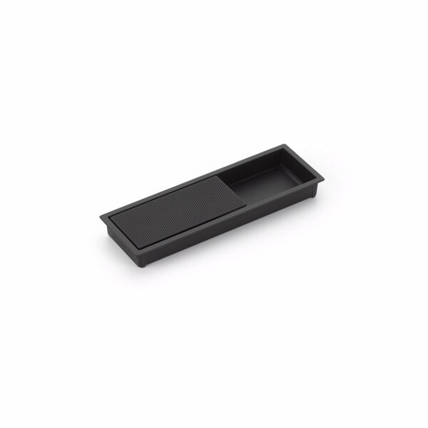 Schaub 2in x 6-1/4in Modo Recessed Pull Matte Black Finish 1206-MB - main