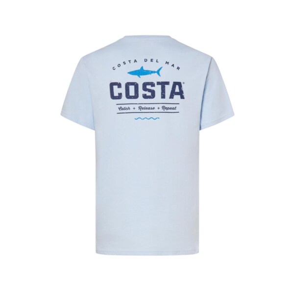 Costa XL Short Sleeve Men's Crew Neck Light Blue Topwater Tee Shirt FQA400026-615XL - main