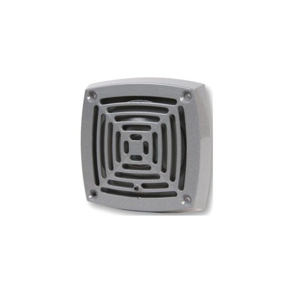 Edwards Signaling Vibrating Horn, Horn, Continuous, 24V AC, 103 dB, Heavy Duty Die Cast, Gray, Surface Mount 870P-G5 - main