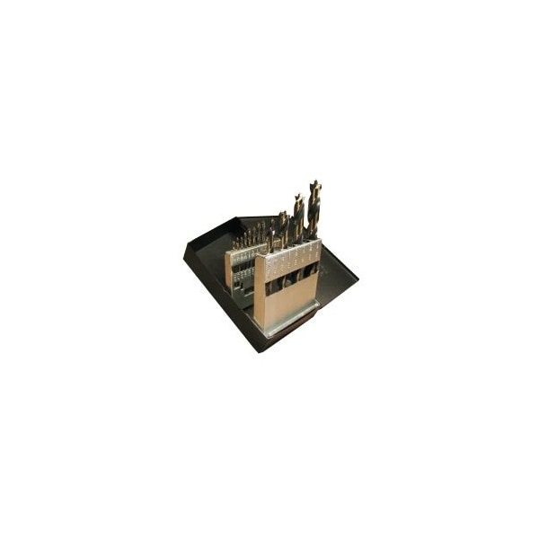Norseman Drill & Tool Norseman 16AG BF10 Brad Point Drill Bit Set, 5/64in3/16in by 64ths + 7/32in, 1/4in 42001 - main