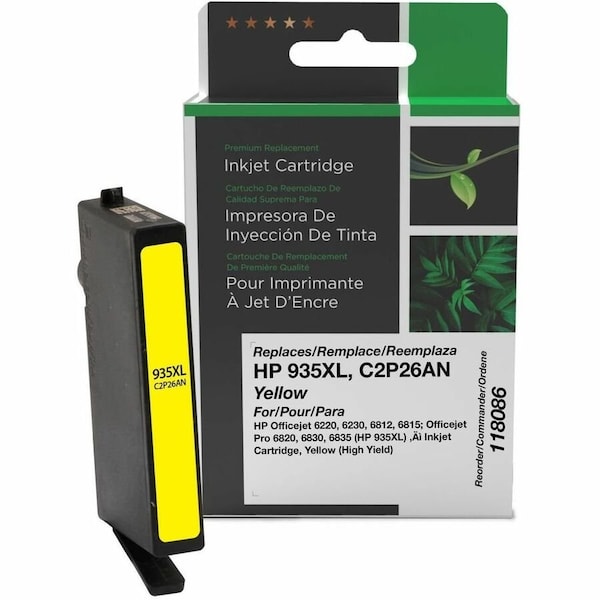 Clover Imaging Group Imaging Remanufactured High Yield Yellow Ink Cartridge 118086 - main
