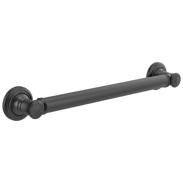Delta Traditional Decorative Ada Grab Bar In Matte Black 41618-BL - main