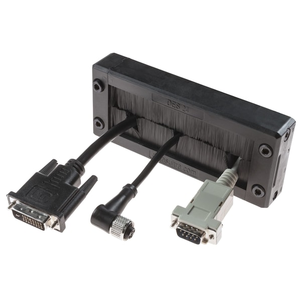 Detas DES ZZ L2 Splittable Frame w/ Brush, Cutout 40 x 18, Black 1731060202 - main