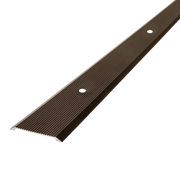 M-D Building Products 2-1/2 In. X 36 In. Forest Brown Aluminum Seam Binder w/ Screws & Anchors 43974 - main