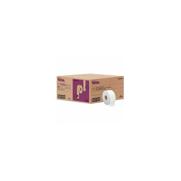 Cascades Pro Select Jumbo Toilet Paper, 2 Ply, 3.30in Width x 1000 ft Length, White, Fiber, 12PK B140 - main