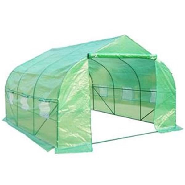 Grilltown Portable Garden Walk-in Steeple Greenhouse - 12 x 10 x 7 ft. GR3107606 - main