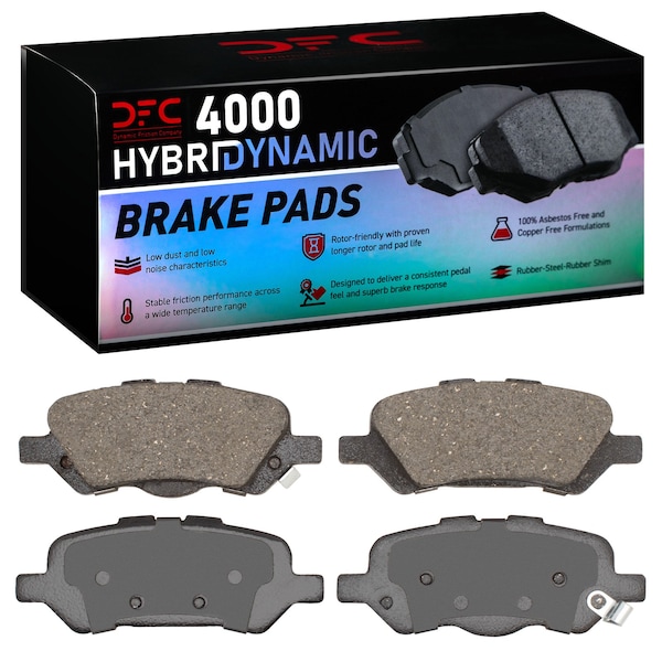 Dynamic Friction Co DFC 4000 HybriDynamic Brake Pads 4000-1402-00 - main