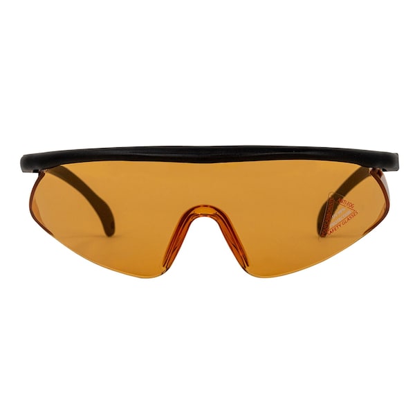 Bison Life Simone, Safety Glasses, Anti-Fog & Anti-Scratch, Orange Lens ZH-SISG-ORLBKT-MS20 - main