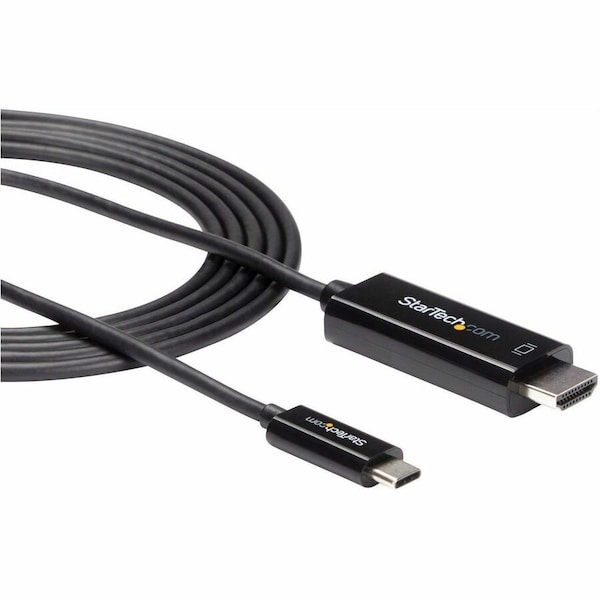 Startech.Com BLACK 6.6FT/2M USB TYPE C DP ALT MODE HBR2 TO HDMI 2.0 CABLE 4K 60HZ/1080P / 7.1 CDP2HD2MBNL - main