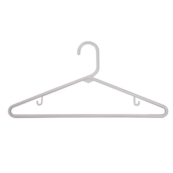 Nahanco 16 1/4in White Plastic Tubular Hanger, 100PK TBW - main