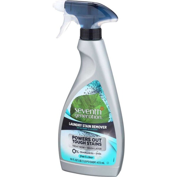 Seventh Generation Free and Clear Laundry Stain Remover, 16 Fluid Ounce, 8PK 67362378 - main